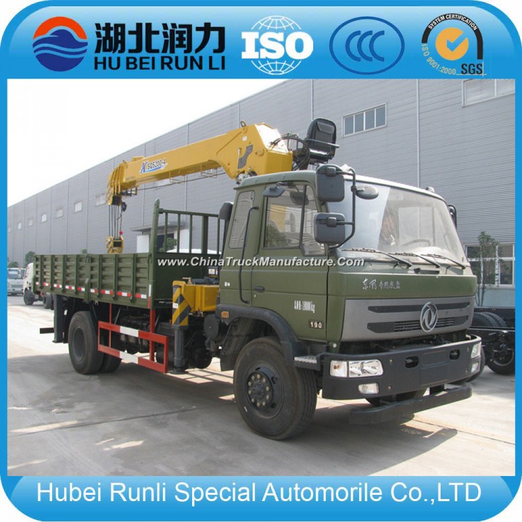 Dongfeng 4X4 Military Truck with 5 Ton Crane Good Price for Sale