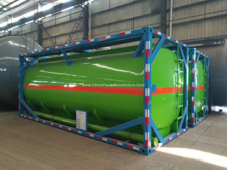 ISO 20FT/40FT Caustic Soda Tank Container/Chemical Liquid Tank Container
