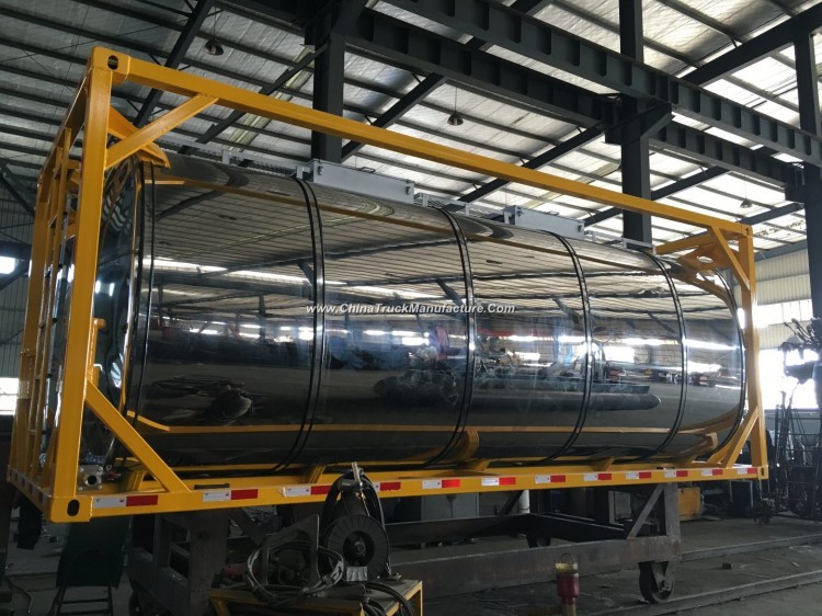 Popular Csc/ISO 20FT Tank/40FT Liquid Chemical Transportation Tank Container