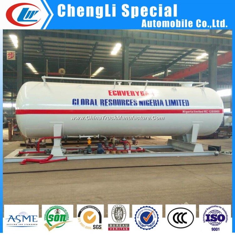 20mt LPG Gas Tank Filling Station with Cylinder Filling Scale