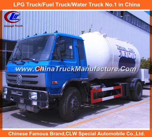 Dongfeng 4*2 LPG Gas Cylinder Refilling Bobtail Trucks 5mt for Sale