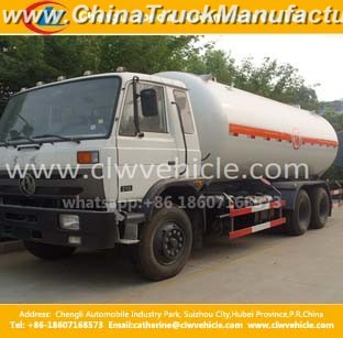 Heavy Duty 6*4 Dongfeng LPG Truck 24800liters LPG Tank Truck