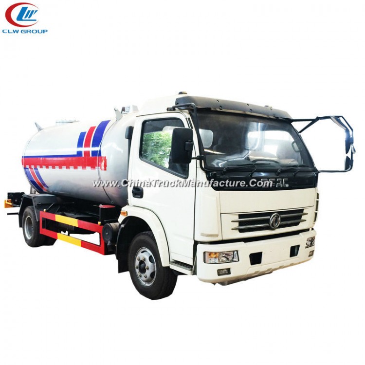 Dongfeng 4*2 LPG Bobtail Trucks for Refilling Use 5.5cbm LPG Refilling Bobtail Trucks
