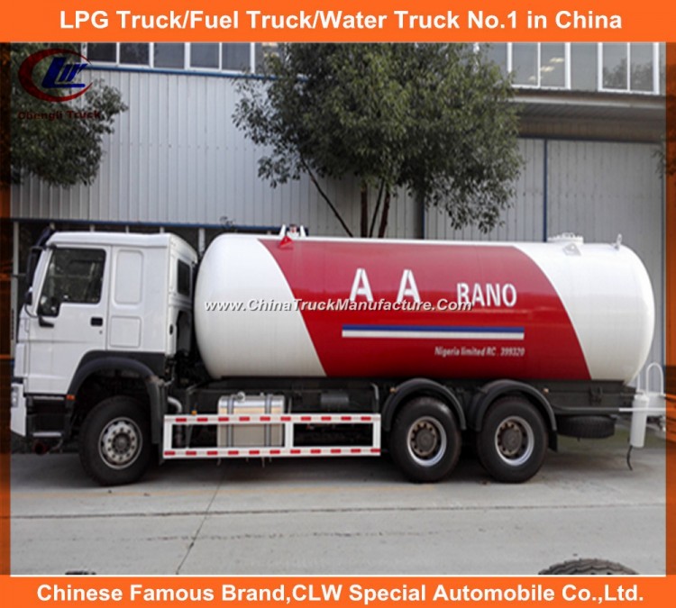 AA Rano 24, 800 Liters LPG Road Transport Tanker Bobtail Trucks 12mt for Nigeria Market