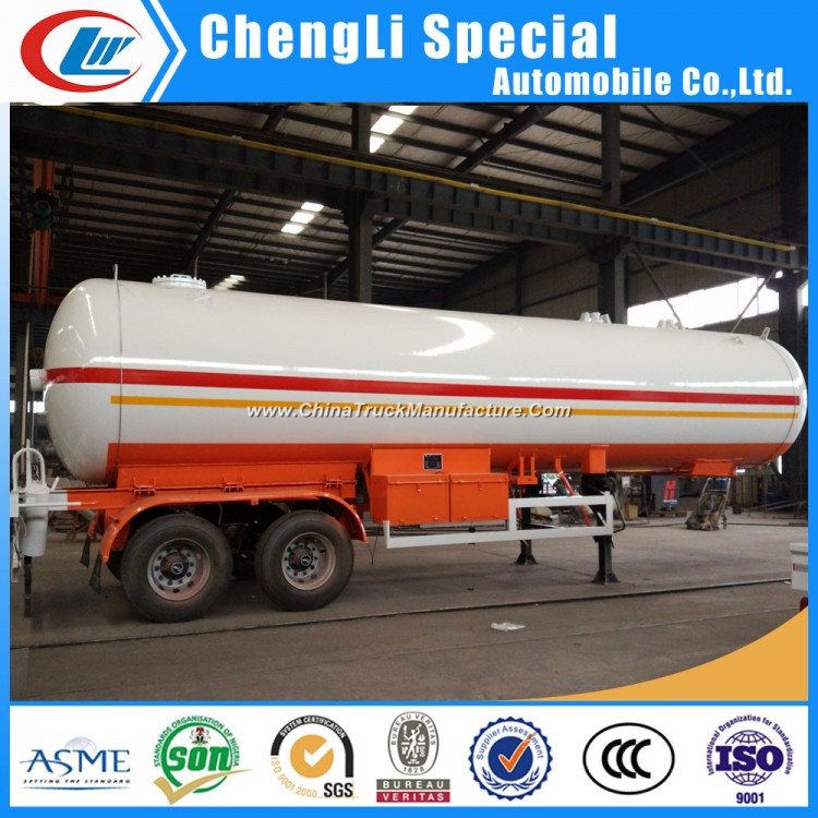 2 Axle Gas Transport 20mt 20ton 40000liters LPG Road Tanker for Mongolia