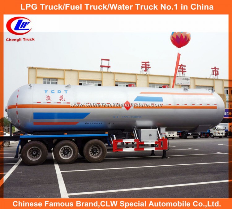 25t LPG Cooking Gas Delivery Truck 60m3 LPG Tank Trailer