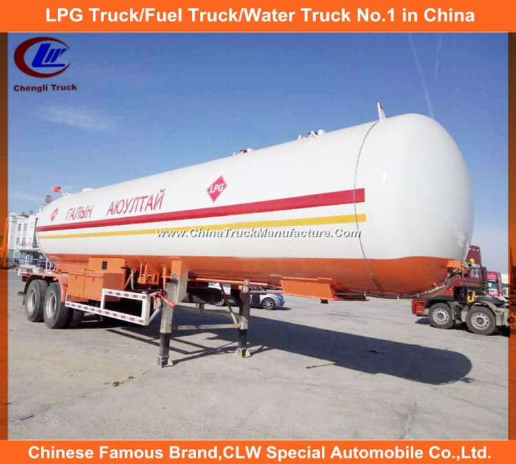 2 Axle 40000L 20tons LPG Transport Tank Trailer for Mongolia
