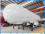 60000liters Tri-Axle Propane LPG Gas Transport Tanker Semi Trailer 30tons for Skid Filling Use