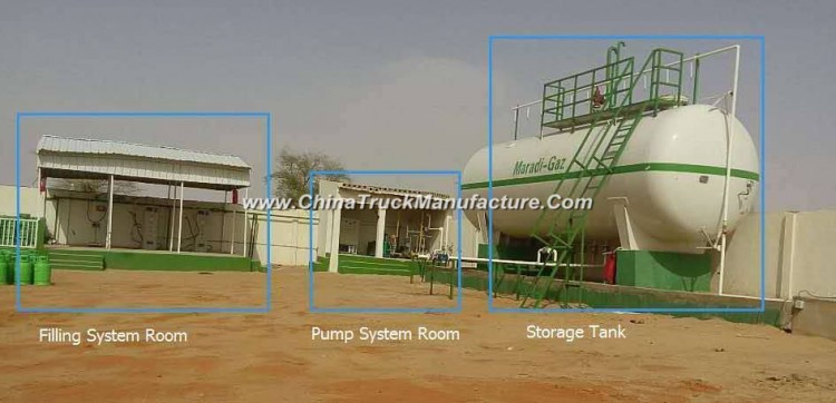 25ton 50m3 LPG Filling Station for Cooking Gas Filling