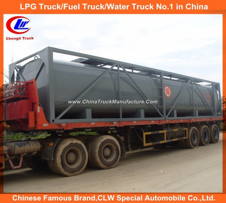 40ft ISO Oil Tank Container 40ft Liquid Chemical/Fuel Tank Container
