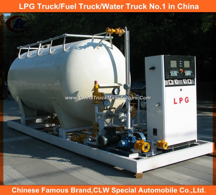 Vehicle Gas Refilling Plant with 10ton LPG Gas Filling Plant
