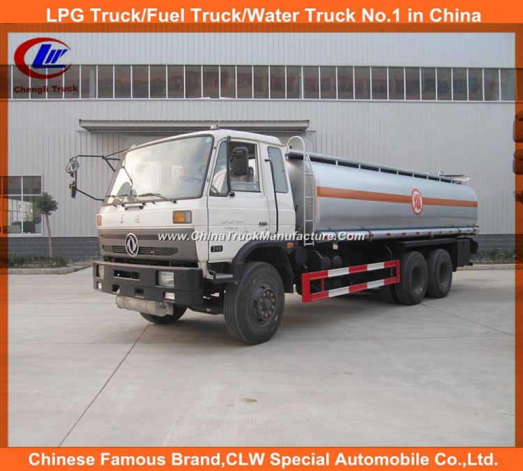 Heavy Duty Dongfeng 6X4 18000L 20000L Oil Transport Tanker Truck Fuel Tank Truck