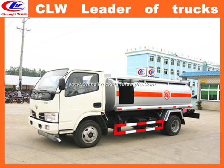 Light 4*2 Oil Transport Truck 5000 Liters Fuel Tank Trucks 5 Cbm for Sale