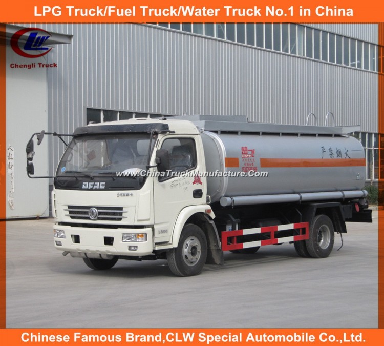 Dongfeng 6 Wheels 6000L 8000L Oil Gasoline Transport Fuel Tank Trucks