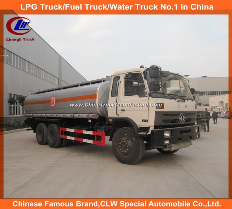 Heavy Duty Dongfeng 6X4 18cbm Oil Transport Tanker Truck 20cbm Fuel Tank Truck