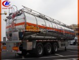 42000 Liters Heavy Duty 3 Axle Aluminum Fuel Tank Trailer