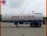 2 Axle 35000liters Stainless Steel Oil Transport Truck Trailer