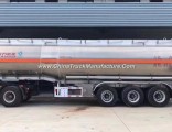 3 Axle 45000liters Carbon Steel Fuel Tank Semi-Trailer