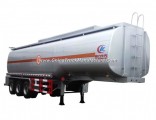 Exported 35 -50 Ton3 Axles Fuel Tanker Semi Trailer