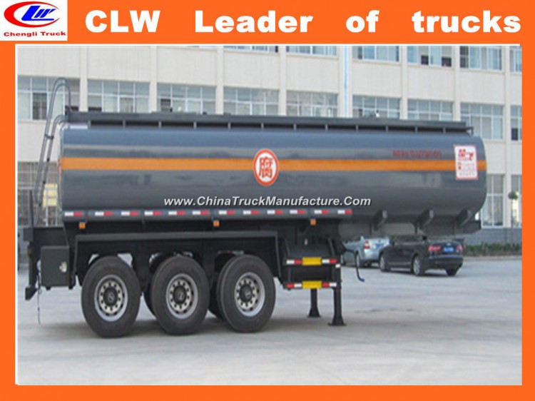 Three Axles 50cbm Fuel Tanker Semi Trailer 50000 Liters