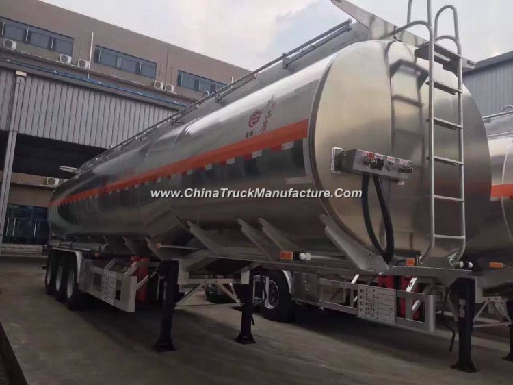 Heavy Duty Tri-Axle Carbon Steel Fuel Oil Tank Trailer