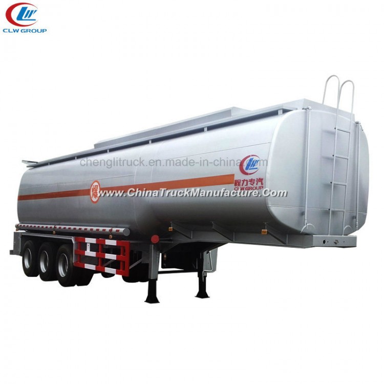 35000~45000liters Oil Tank Trailer, Large Capacity Fuel Tanker Trailer for Sale