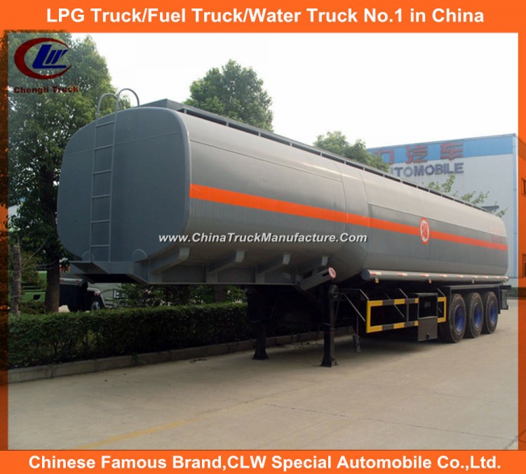 Acid Deliver Trailer 40ton for 40m3 Chemical Liquid Delivery Tank