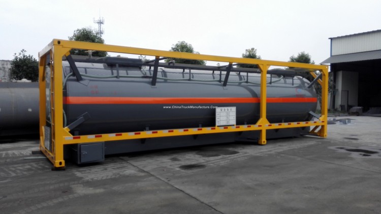 20FT 30FT 40FT Carbon Steel Stainless Steel ISO Container Tank for Chemical Fluids