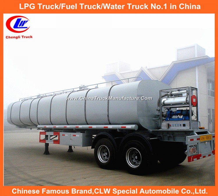 30m3 Asphalt Transport Tanker Semi Trailer for Bitumen Delivery Trailer