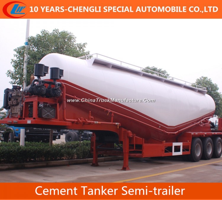3 Axles 35cbm Cement Tanker Semi-Trailer