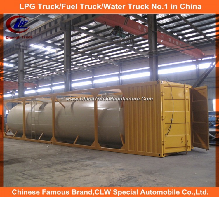 ISO 40feet Container Bulk Cement Tanker with Disel Engine