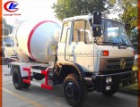 Small Rear Discharge Truck Mounted Mixers for 6cbm Cement Mixer