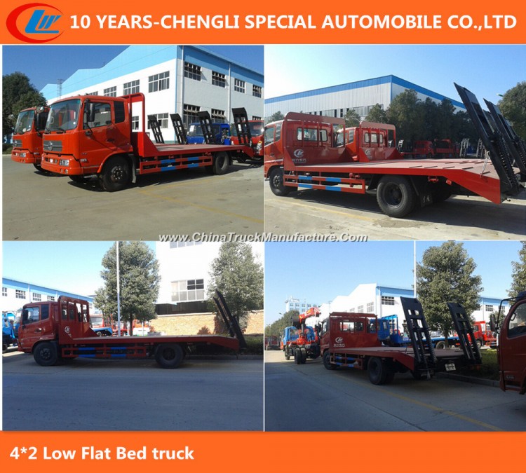 Low Price Dongfeng 20ton Platform Flatbed Truck for Sale