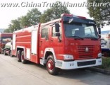 Sinotruk HOWO 6X4 Water Foam Powder Fire Fighting Truck