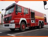 HOWO 6X4 10 Cbm Foam Fire Truck / HOWO 3axles Fire Truck