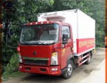 5tons Sinotruk Refrigerated Van Truck in Meat Delivery Chiller Truck