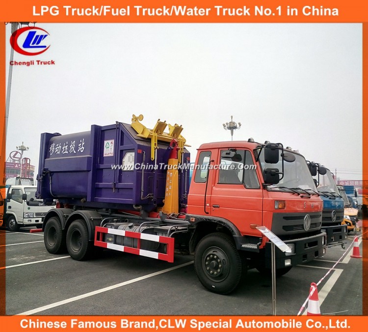 Dongfeng 6X4 12-18cbm Mobile Garbage Truck