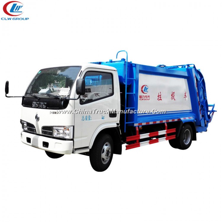 130HP 170HP Dongfeng Compressed Garbage Truck 12 Cbm Compactor Garbage Vehicle