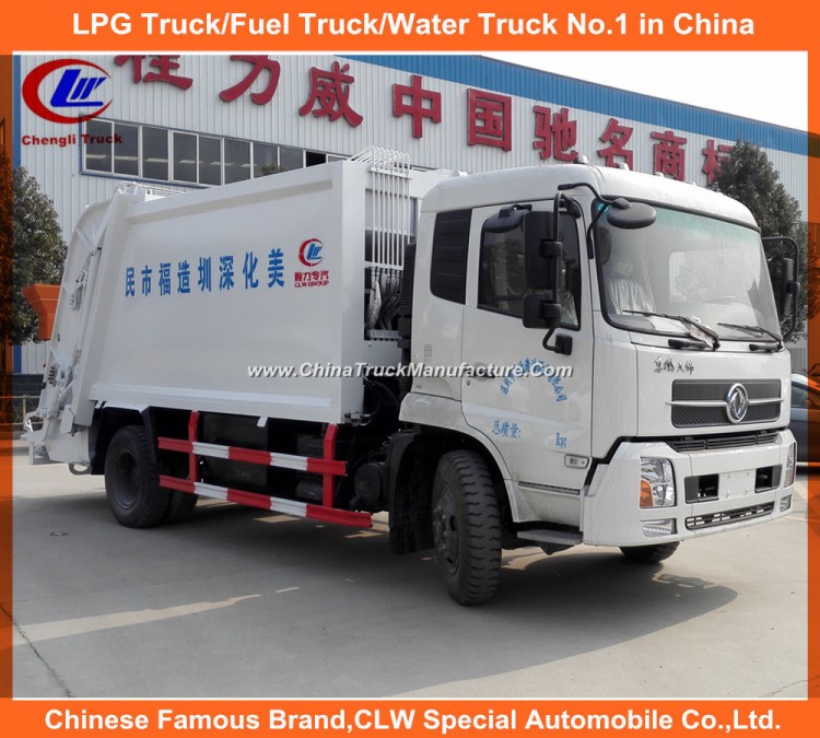 Rear Load 8cbm Garbage Compactor Truck in Dongfeng Garbage Truck