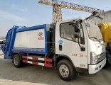 4X2 8cbm Dongfeng Compressed Garbage Truck Garbage Compactor Truck