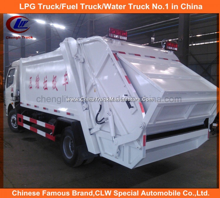 Mini Dongfeng Waste Collection Garbage Compactor Truck
