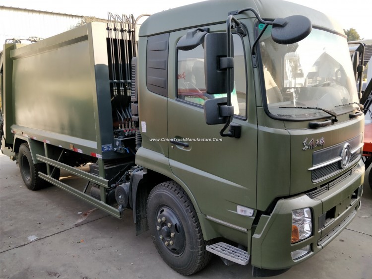 Dongfeng 4X2 Medium 5tons Garbage Truck 8tons Garbage Compactor Truck
