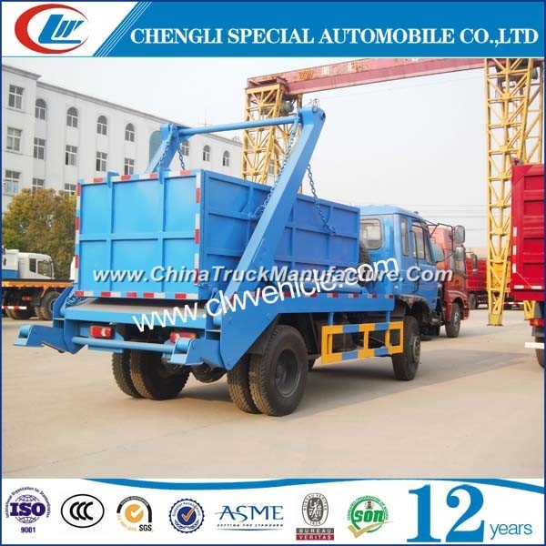 Dongfeng 4X2 8cbm 125HP Swept-Body Refuse Collector Garbage Truck