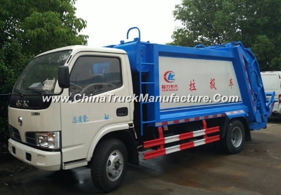 6wheels Dongfeng 8tons 10m3 Garbage Compactor Truck