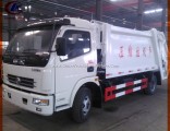 4*2 Dongfeng Compressed Garbage Truck 7tons for Sale