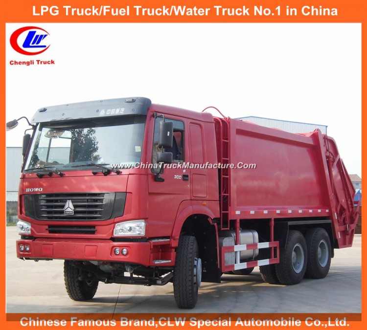 HOWO 8tons Heavy Duty Compressed Garbage Trucks