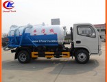 Vacuum Suction Pump Truck for 5000liters Sewage Tank Truck