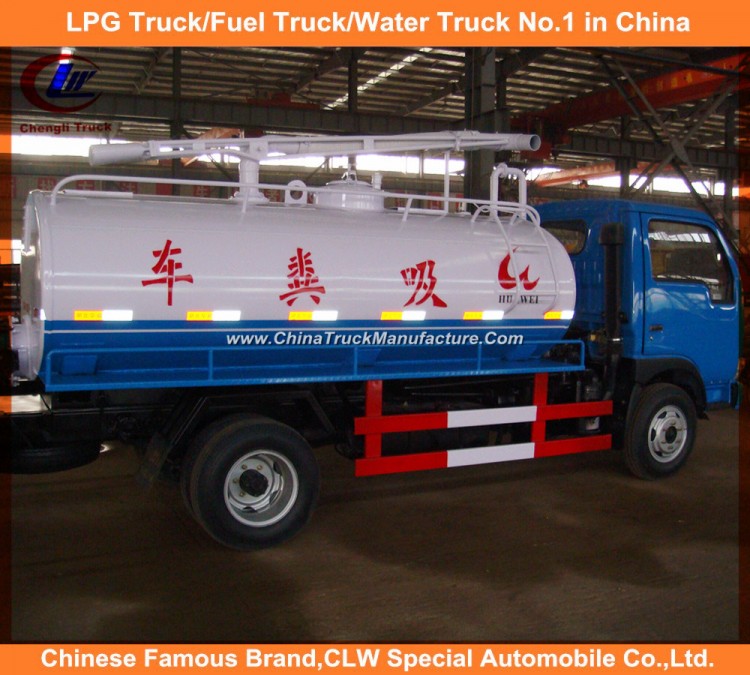 Dongfeng 4X2 Sewer Sewage Suction Cleaning Truck with Vacuum Pump