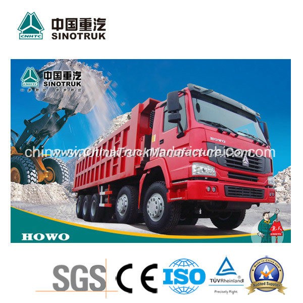 Low Price Dump Truck of HOWO Truck 8X4 with High Quality