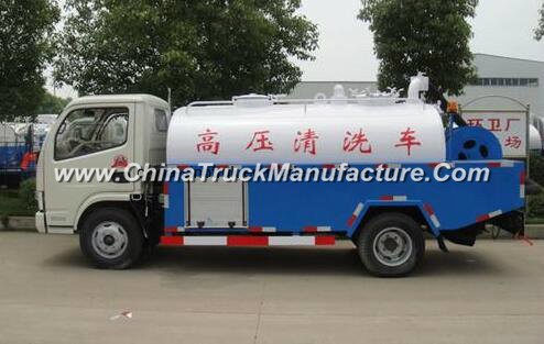 Widely Used Dongfeng 4X2 Vacuum Sewage and Cleaning Tank Truck 3000L-16000L